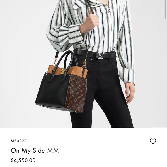 Brand New Authentic On My Side MM Louis Vuitton & Matching Wallet - Picture 2 of 11